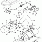 Wave Raider 1100 Выхлопная система 2
