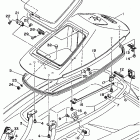 WAVE RUNNER III GP-WRA700T Engine hatch