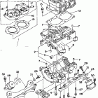 WAVE RUNNER III GP-WRA700T Блок цилиндров