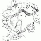 Wave Runner III GP-WRA700S Топливная магистраль