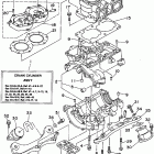 WAVE RUNNER VXR-WRB 650 Блок цилиндров