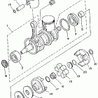 WAVE RUNNER VXR-WRB 650 Коленчатый вал и Поршень