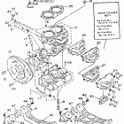 WAVE RUNNER - WR500R Блок цилиндров