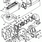 WAVE RUNNER III - WRA650R Выхлопная система 1