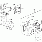 375 Storage box and battery assembly