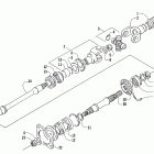 400 500 FIS Manual Secondary drive assembly (4x4)