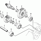 400-500 cc Secondary transmission assembly (2x4)