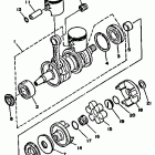 Wave Runner VXR Коленчатый вал и Поршень