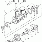 WR 650 Коленчатый вал и Поршень