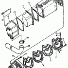 Wave Runner 500 Выхлопная система 1