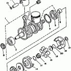 Wave Runner VXR Коленчатый вал и Поршень