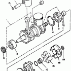 WAVE RUNNER LX - WR650D Коленчатый вал и Поршень