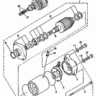 WAVE RUNNER LX - WR650D Стартер электрический