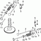 J25E4SUR Распред вал , клапана