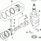 J10TEL4SUB Коленчатый вал , поршни