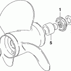 J10TEL4SUB Винт гребной