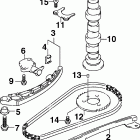 J30PL4SUA Распределительный вал и цепь ГРМ