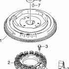 J25E4SUR Маховик & Статор