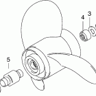 J25E4SUR Винт гребной