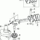 J25E4SUR Коленчатый вал , поршни