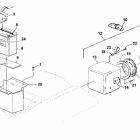500 Auto Storage box and battery assembly