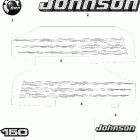 J150GLSDE Наклейки Черная модель