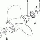 J115PL4SDA Винт гребной