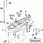 BJ200X4SDC Корпус редуктора-Стандартное вращение