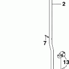 J50PL4SOB Тяга переключения передач
