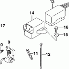 J30TEL4SOC Trim & tilt relay