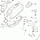 J3RSTB Engine cover & fuel tank