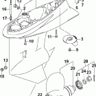 J140CX4SRC Gearcase, counter rotation
