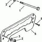 J50PLSTD Transom mount kit