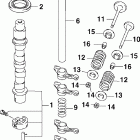 J10EL4SRC Распределительный вал