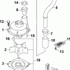 J90PL4STS Водяной насос