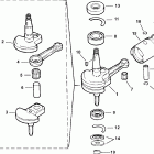 J3RSTB Колен. вал и поршень