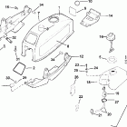 J3RSNF Carbureted, Rope start, Neutral & Forward, White Engine cover & fuel tank