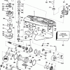 J135VLSIF elec start, TNT, 20 in shaft, wht Редуктор