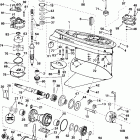 BJ200VXSIF elec start, TNT, 25 in shaft, wht, n/a usa Gearcase - standard rotation - pl - hpl - hl model...