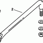 J135VLSIF elec start, TNT, 20 in shaft, wht Комплект Тяги рулевого механизма
