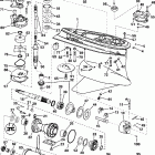 BJ200VXSIF elec start, TNT, 25 in shaft, wht, n/a usa Gearcase - standard rotation - vl - hgl models