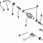 J8RLSIE rope start, tiller, 20 in shaft Топливный шланг