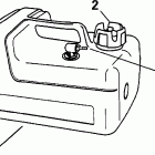 J8RLSIE rope start, tiller, 20 in shaft Топливный бак