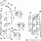 J60PLSID elec start, TNT, 20 in shaft Впускной коллектор