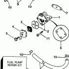 J8RLSIE rope start, tiller, 20 in shaft Насос топливный
