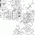 J135VLSIF elec start, TNT, 20 in shaft, wht Цилиндр & Картер
