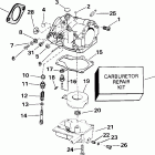 J25EVSIC elec start, remote, 15 in shaft, wht Carburetor - 25
