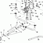 J135VLSIF elec start, TNT, 20 in shaft, wht Насос топливный