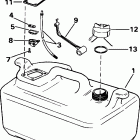 J60PLSID elec start, TNT, 20 in shaft Топливный бак - 6 галлон