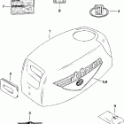 J5RSSA Rope Start, Tiller, 15 IN. shaft Капот